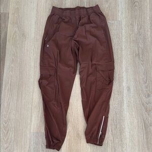Men's Brown Cargo Joggers - Lightweight -  M
